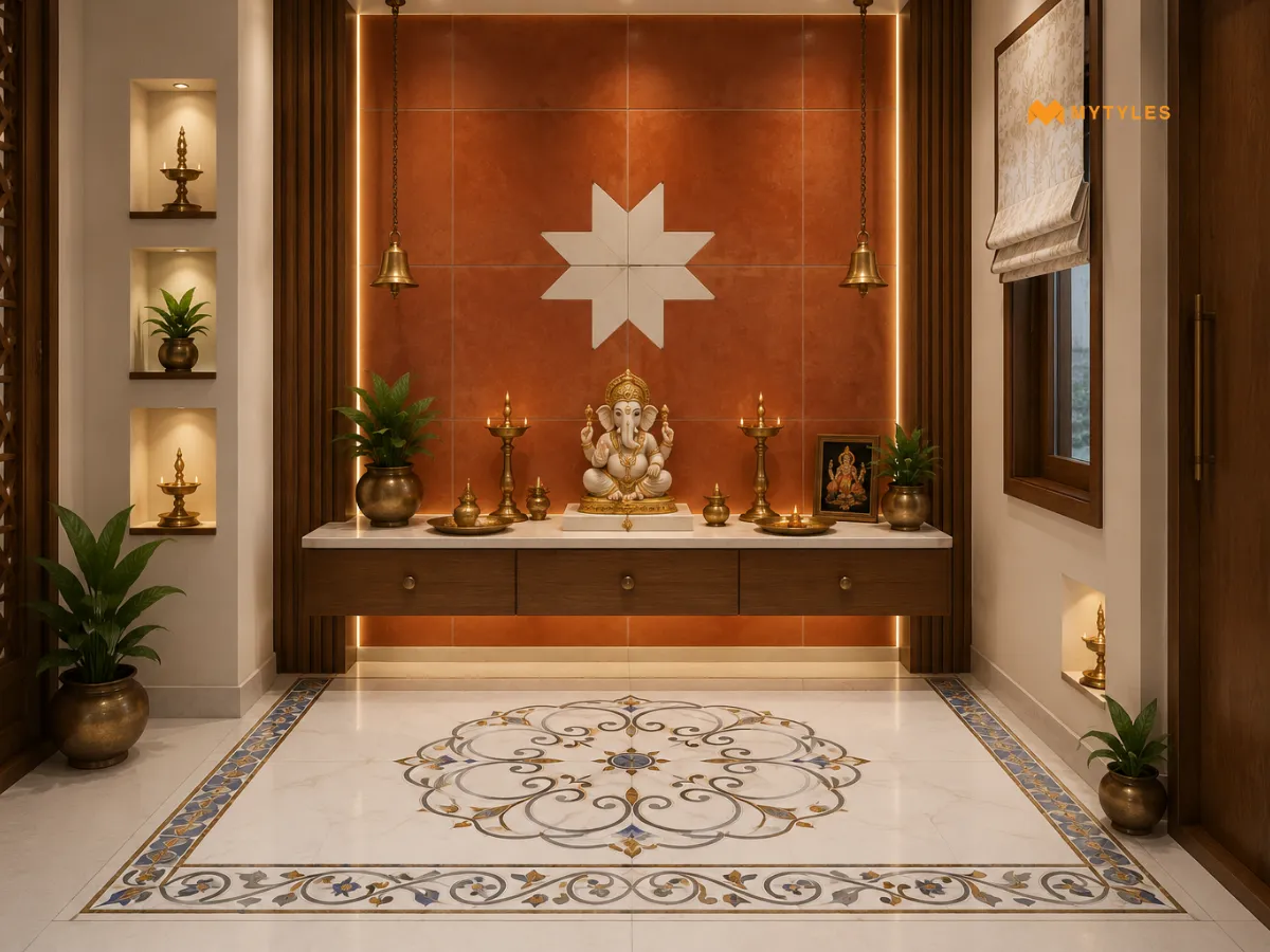 Two-Tone Tile Combinations for a Structured Layout